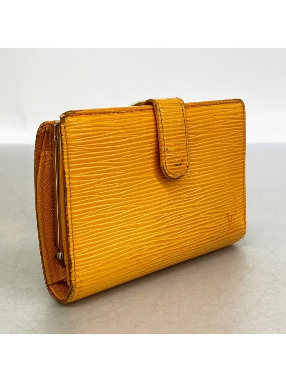 Louis Vuitton Wallet Epi Portefeuille Viennois Mandarin